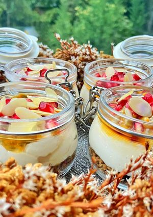 Maracujás granola gránátalmával recept fotója
