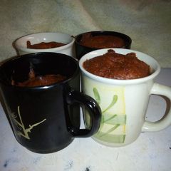 A picture of Microwave mug cakes #AuthorMarathon.