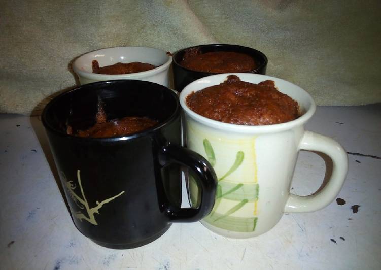 Recipe of Super Quick Homemade Microwave mug cakes #AuthorMarathon