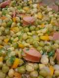 Peas and corn salad