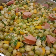 A picture of Peas and corn salad.