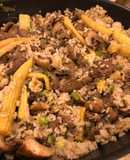 Cơm chiên bò và ngô bao tử #TeamTrees