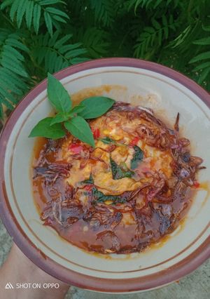 Foto resep Telur Ceplok Saus Seblak