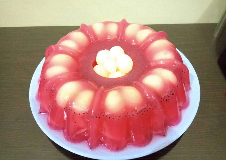 Bahan Puding Kaca Kelapa Leci | Cara Buat Puding Kaca Kelapa Leci Yang Enak Dan Mudah