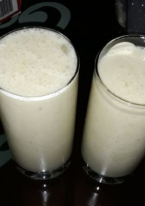 A picture of Banana Milk shake.