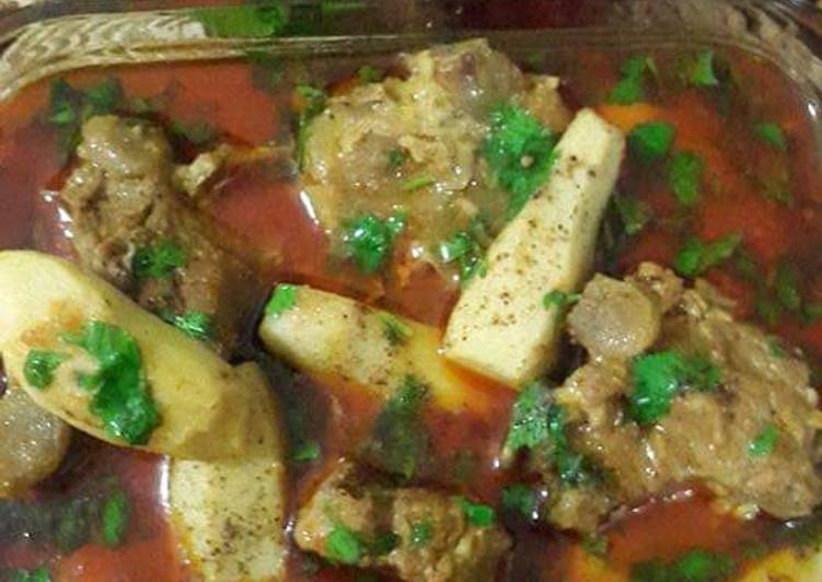 Recipe of Award-winning Arvi ghosht