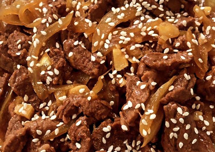 Resep Beef teriyaki Anti Gagal