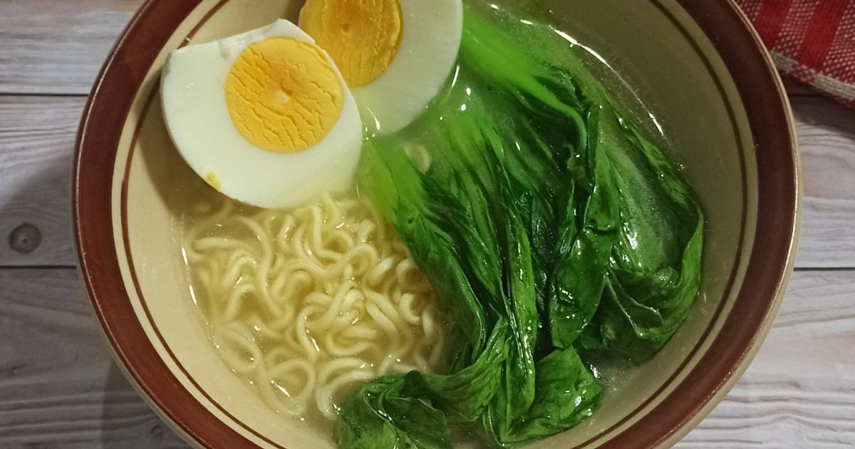 Mie kuah pokchoy