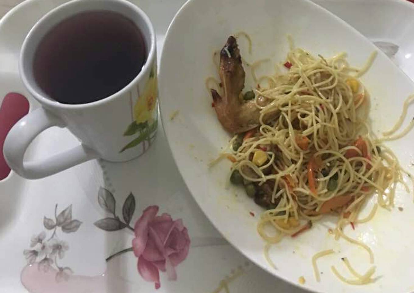 Stir Fry Spaghetti