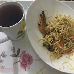 A picture of Stir Fry Spaghetti.