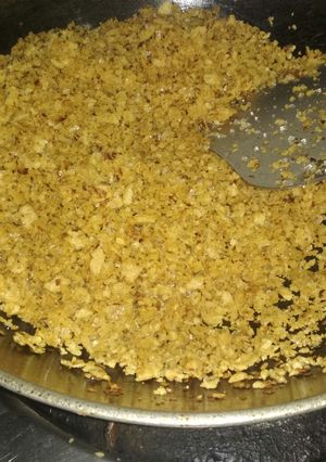 A picture of Noty child Roti Churma.