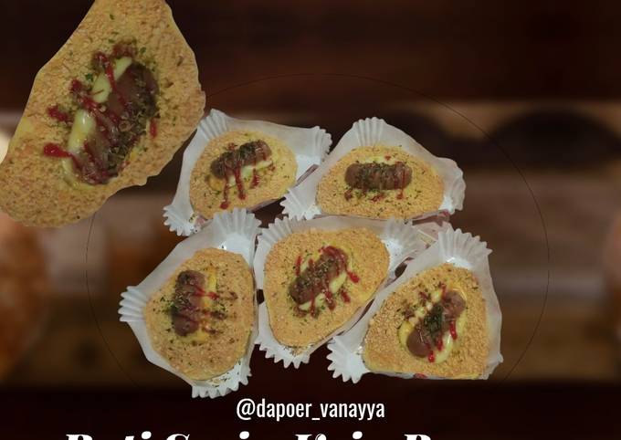 Resep Roti Sosis Keju Parmesan-Mozza yang Enak Banget