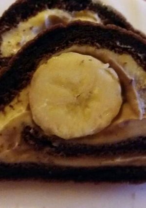 Banán tekercs recept fotója
