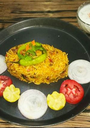 A picture of Pav bhaji masala pulao.