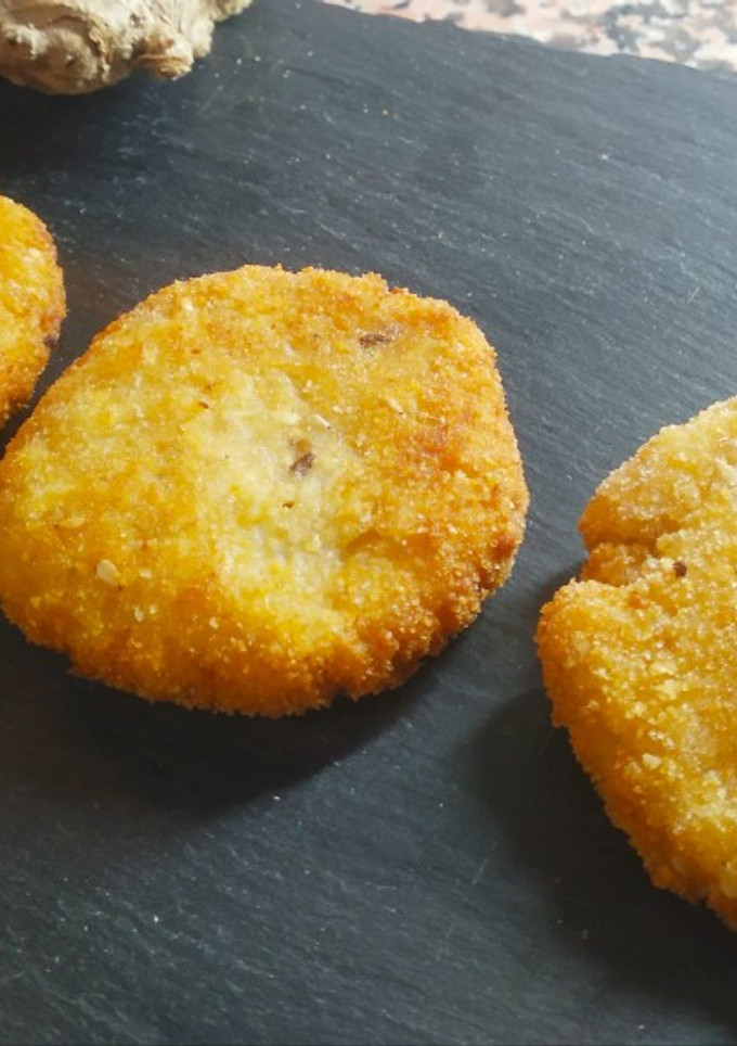 Una foto de Hamburguesas de mijo, sésamo y jengibre
