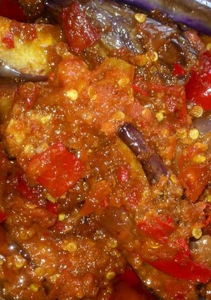 Foto resep Terong Penyet pedas