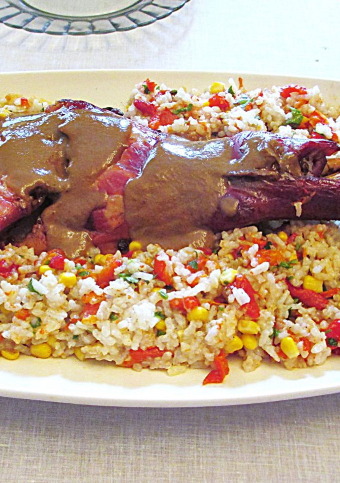 Una foto de Paletilla de cordero para la Navidad