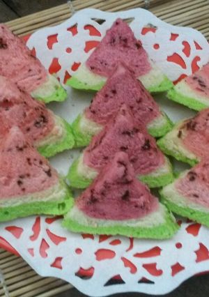 Foto resep Bolu kukus semangka