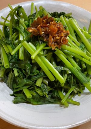 XO醬空心菜（簡單5分鐘上菜） 的食譜成品照片