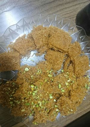 குணபா Kunafa (Arabic sweet) Recipe in Tamil) செய்முறை முக்கிய புகைப்படம்