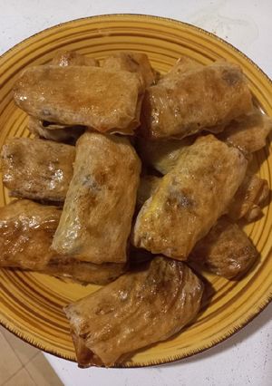 Una foto de Rollitos primavera chinos 🇨🇳