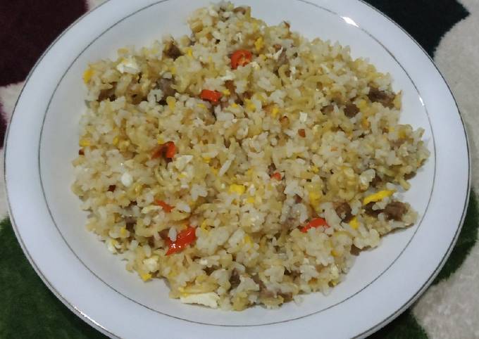 Nasi Goreng Bawang Putih simpel enaak