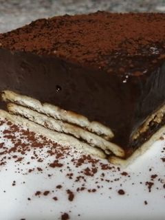 صورة لوصفة كيكة الموكا الباردة 😍🙈