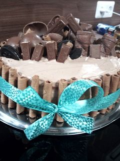 Nutellás mascarponés torta recept fotója