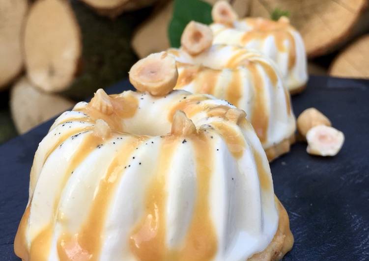 Steps to Prepare Fatto in casa Panna cotta al caramello salato