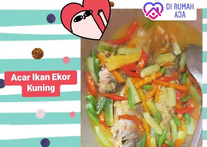 Acar Ikan Ekor Kuning simple