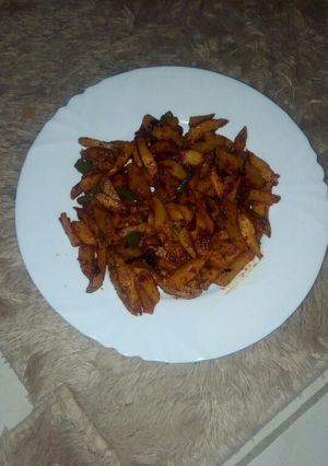 A picture of Chips masala.