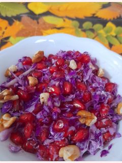عکسی از دستور سالاد کلم بنفش