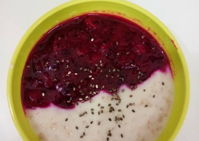 Oatmeal Merah Putih mpasi 1+