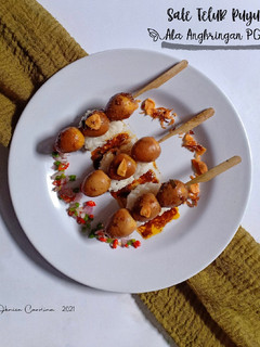 Foto resep Sate Telur Puyuh Berbumbu (Ala Angkringan PGOT)