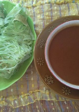 Foto resep Roti jala kuah santan gula aren khas melayu