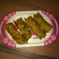 A picture of Ganhu ke atte ka veg chila.