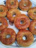 Donuts de manzanas y avena con o sin chocolate