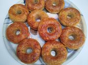 Una foto de donuts de avena microondas