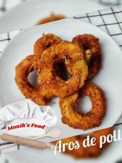 Una foto de Aros de pollo