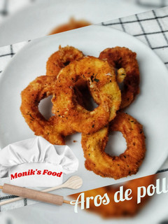 Una foto de Aros de pollo