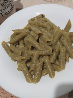 Una foto de Pasta a la carbonara italiana vegana