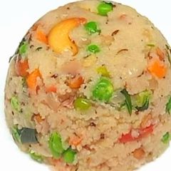 A picture of Dalia vegetables upma.