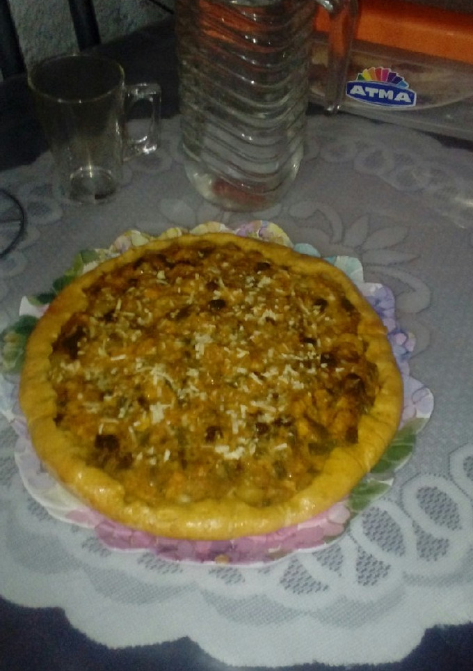 Una foto de Tarta de zapallo y choclo