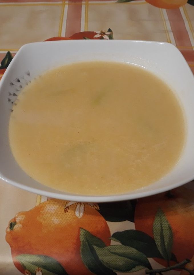 Zöldbab leves recept fotója