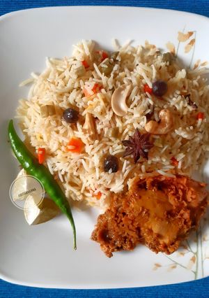 A picture of Veg Pulav.
