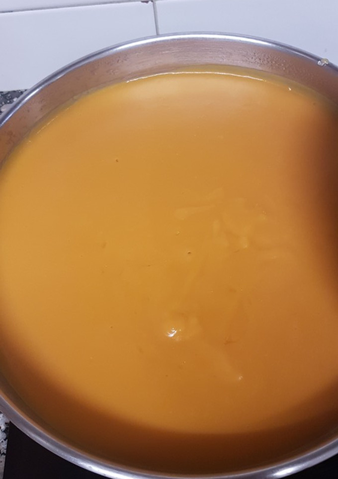 Una foto de Puré de calabaza
