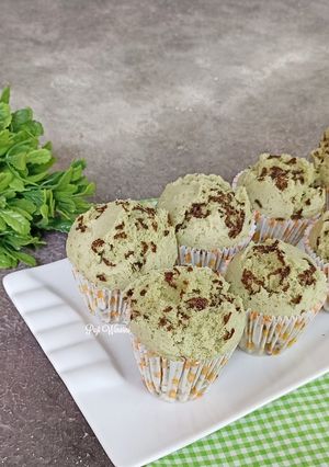 Foto resep Bolu kukus matcha
