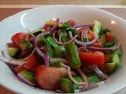 A picture of summer squash salad