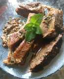 Carne asada con leche