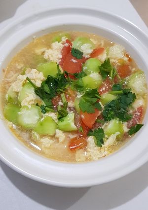 Foto resep Sayur oyong tomat